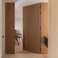 Wish 2025 Hidden Wall Flush Frameless Invisible Wooden Manual Door Melamine Concealed Doors