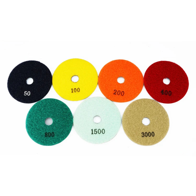 Dry Used Flexible Diamond Polishing Pads for Angle Grinder Engineered Stone Granite Marble Quartz Stone Grinding Tools