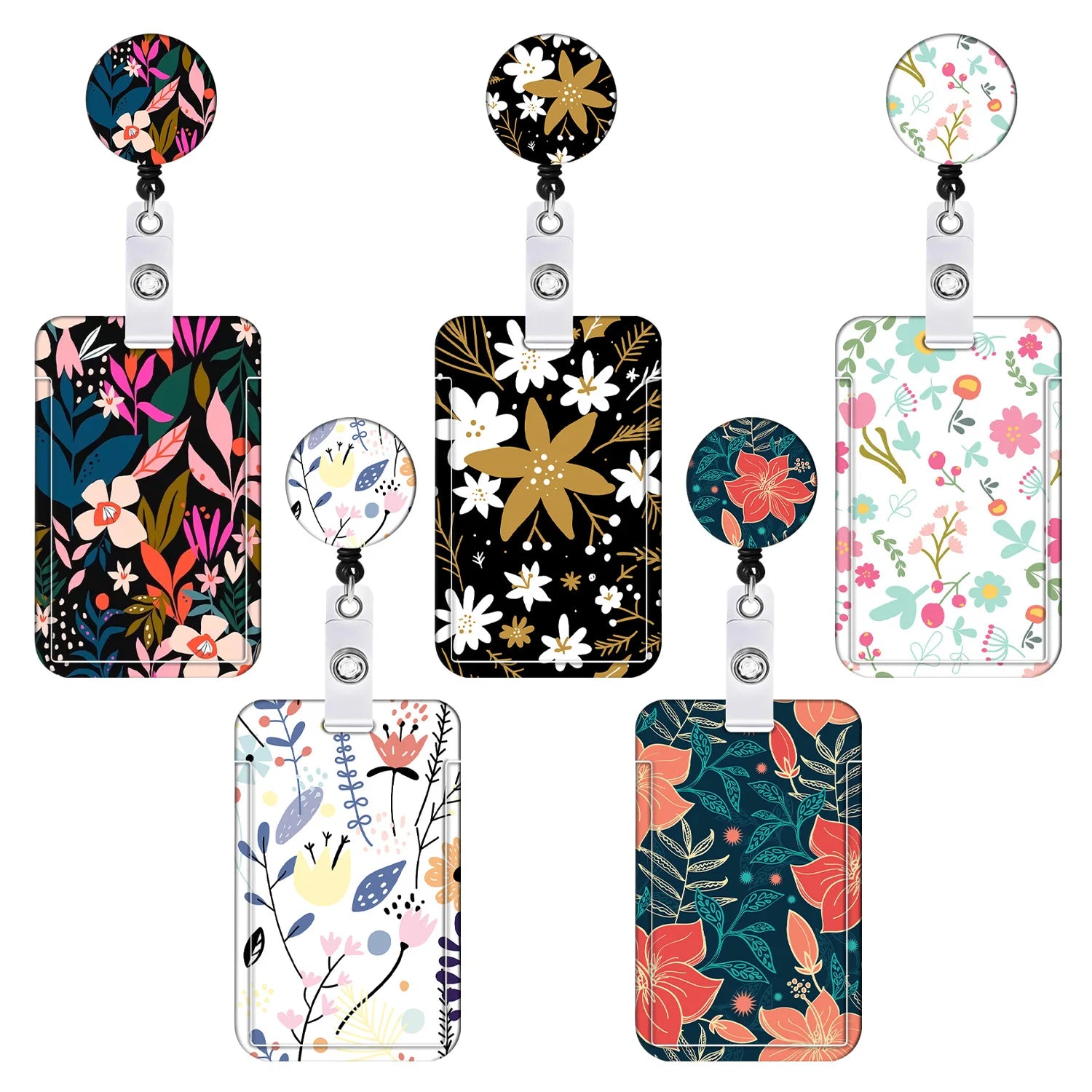 YOYO  Neck Strap Polyester Sublimation Printed Pvc Retractable Wrist Lanyard With ID Card Holder