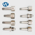 High Pressure 316 Stainless Steel Forged Polished Cylinder Valve Outlets Connectors