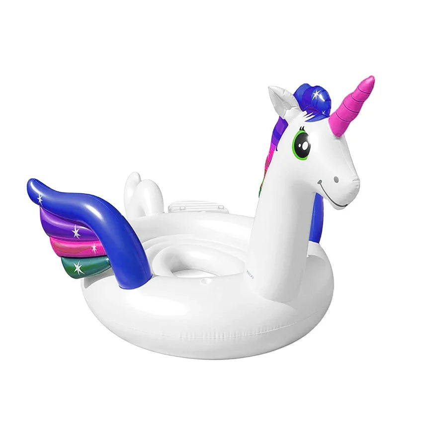6 Person PVC Exercise Ball 105cm 20kg+ Capacity Huge Rider Water Floating Unicorn Inflatable Animal Float Party Family All