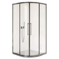 Popular Design Arc Shape Bathroom Glass Shower Doors Tempered Glass Sliding Door for Bathroom