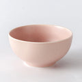 Shengjing Custom Logo Color Japanese and Korean Ceramic Tableware Matte Pink Porcelain Bowl for Restaurant Hotel