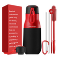 750ml Large Capacity Lightweight Eco-Friendly Stainless Steel Insulated Thermos with Lid for Outdoor Sports
