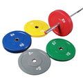 SENAOFIT Color Rubber Bumper Plates 51mm Standard Custom Logo Weightlifting Plates for Commercial Gym & Competition Use