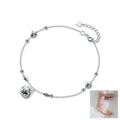 WMS1687 Sterling Silver 925 Anklets Hollow Palace Bell Elegant Charm Anklets Fashion Trendy Women Anklets