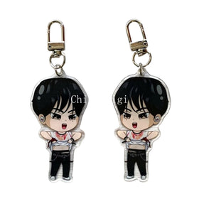 Wholesale K-pop Merchandise Keyring Customized Acrylic Keychain Kpop
