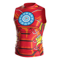 Armor Pattern Jiujitsu Judo Fight Workout Sleeveless Rash Guard Compression Shirt Tank Tops