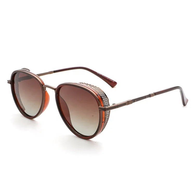 Fashion Sun Glasses Women Man Thick Metal Edges Shape Sunglasses 2021
