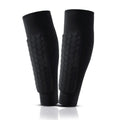 Honeycomb Anti-Collision Calf Shin Guard Brace Comfortable Leg Strap Protection with Knee & Elbow Pads for Leg Pain Relief