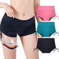Women's & Girls' 4-Layer Leakproof Knitted Menstrual Panties Heavy Absorbency Breathable Cotton Solid Classic for Period Briefs