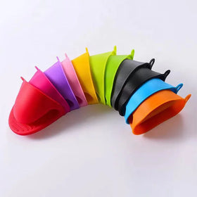 Colorful Food Grade Silicone Oven Mitt Kitchen Thicken Heat Resistant Oven Mitts