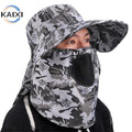 Men's Tea Picking Hat Outdoor Sun  Farm Work Sun  Windproof and Uv Resistant Hat Mountain Climbing Hat
