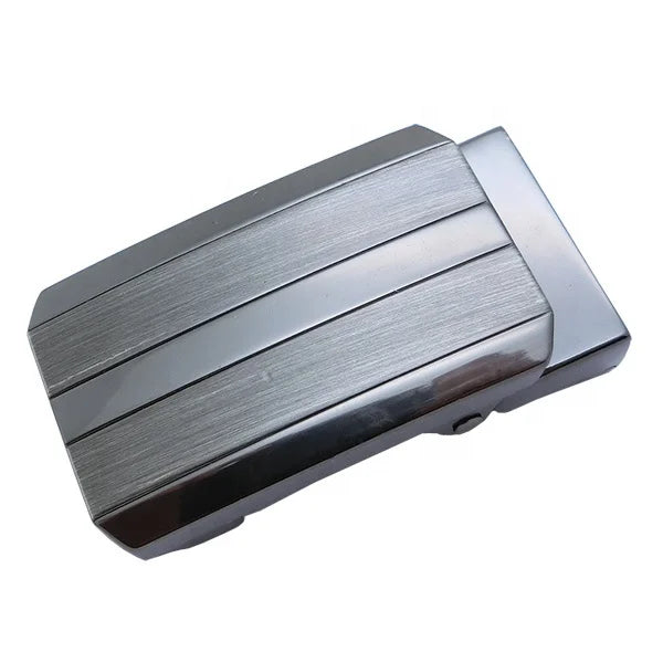 Custom 30mm Autolock Design Rubber Grip Automatic Belt Buckle Durable Zinc Alloy Clip Plate Men's Leather Belts Neutral Style