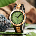 TimelessTreeLeaf Custom Logo Vintage Foliage Texture Detail Watch Low MOQ Dropshipping Fast Delivery for Business Sports