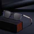 DOISYER Luxury Retro Steampunk Sunglasses Vintage Classic Square Polarized Glasses UV400 Optical Lenses PC for Men Women Driving