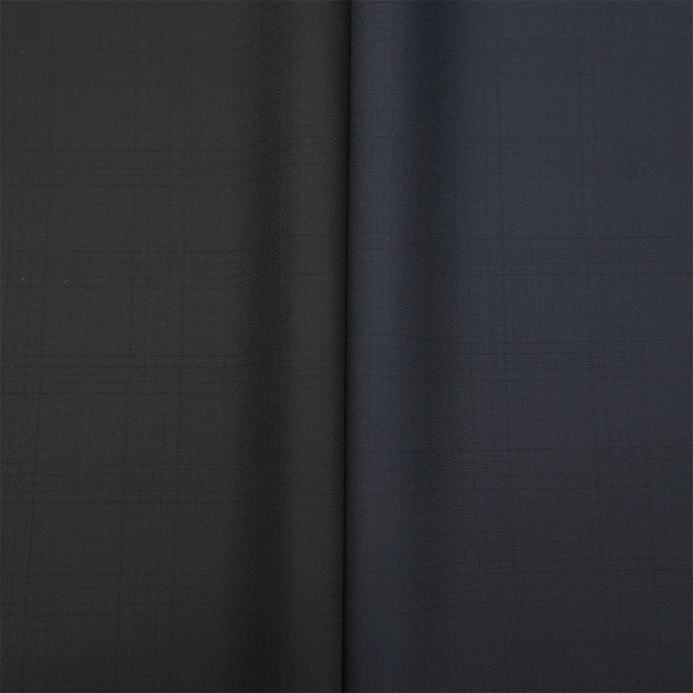 Italian Luxury Men's Suit Wool Polyester Fabric Gorgeous STOCK Worsted Merino Wool for Jackets Organic Yarn Dyed Pattern