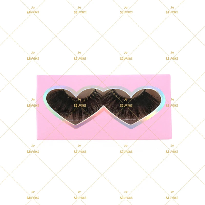 Wholesale Empty Paper Lash Boxes Ready to Ship Eye Lashes Packaging Box