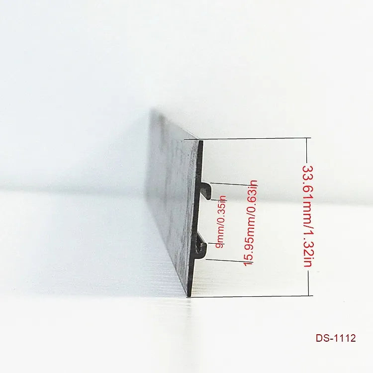 Extrusion Profile Plastic Strip PVC Plastic Label Holder Supermarket Plastic Price Label Display Label Holder
