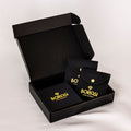 Custom Logo Black Jewelry Packaging Set Jewelry Gift Packaging Jewelry Shipping Boxes