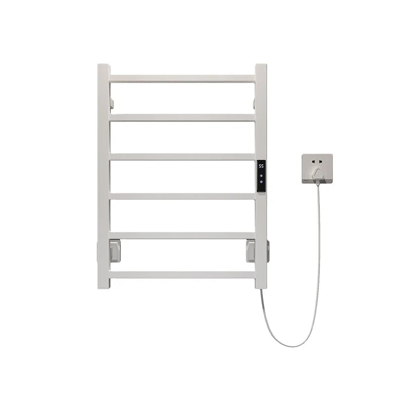 Smart Electric Stainless Steel Wall-Mounted Chrome Towel Rack Temperature Time Control Heated Towel Warmer for Hotel Bathroom