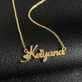 Fatingna Factory Wholesale Customized Name Necklace Stainless Steel Letter Personalized Nameplate Necklace Stainless Steel
