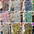 8*12mm Natural Stone Polished Irregular Cylindrical Energy Beaded Loose Beads for Jewelry Making Fashion Necklaces Bracelets