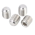 DIN34827 18-8 304 Stainless Steel A2-70 Headless Flat Point Torx Drive Grub Screw M4 X 12mm M5 M6 Set Screw with Flat End
