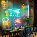 Rebow Creative Advertising Signs Decoration Hanging Night Lamp Neon Sign Making Light Neon Sign Custom for Living Room