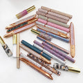 2 in 1 Eye Liner Pen Diamond Bling Glitter Liquid Eyeliner No Glue Non Magnetic Eye Liner Self-adhesive Eyeliner for EyeMakeup