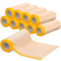 Car Cover Painting Pre Taped Pe Auto Protective Paint Kraft Paper Masking Film for Automotive