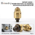 Rotary Union 00 580 4753 157 000 151 Cooling Head Spindle Rotary Valve for KBA Heidelberg XL105 Offset Printing Press
