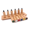Montessori Materials Kids Educational Wooden Sensory Montessory Toys Pressure Cylinders for Preschool montessori toys