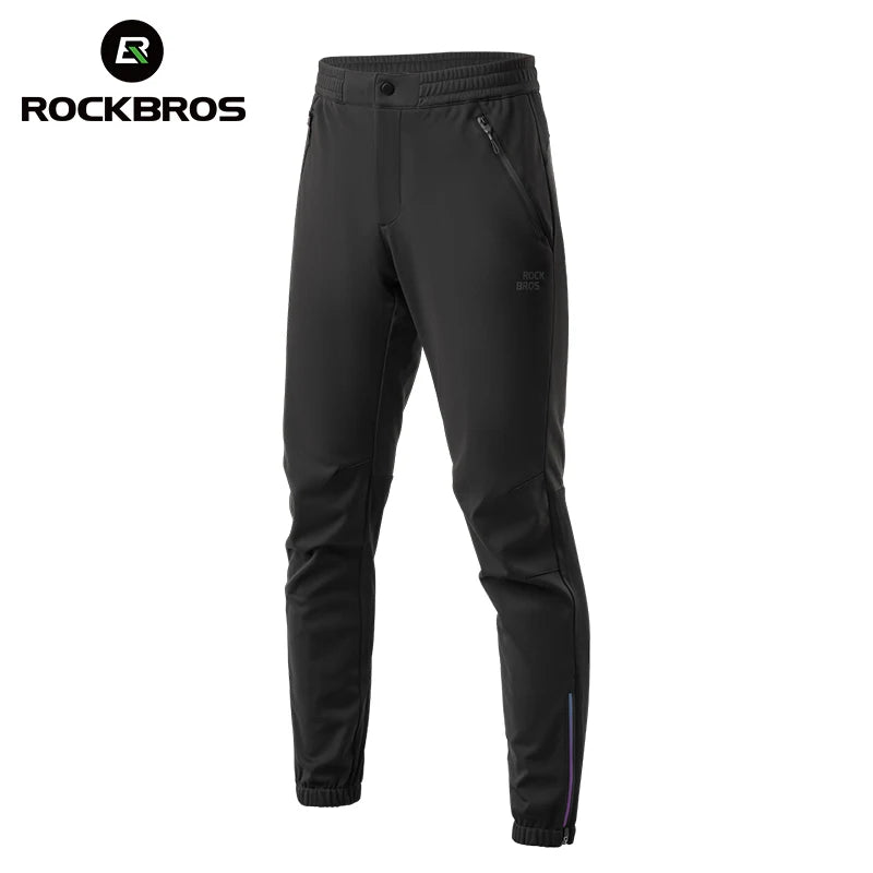 ROCKBROS Winter Keep Warm Mountain Bike Pants Mtb Cycling Pants Downhill Mtb Road Bike Mens Cycling Pants