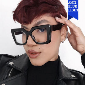 2025 American square Retro Glasses Frame Optical Frame Manufacturer Anti Blue Light Oversized Eyeglass Frames square