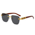 2023 Classic Vintage Rimless Designer Luxury Sunglasses Women Uv400 Shades for Men Fashion Ins Lunette De Soleil Wholesale