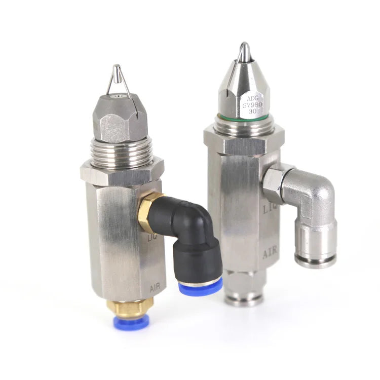Micro Ultrasonic Dry Fog Jet Nozzle Air Atomizing Nozzle for Dust Control