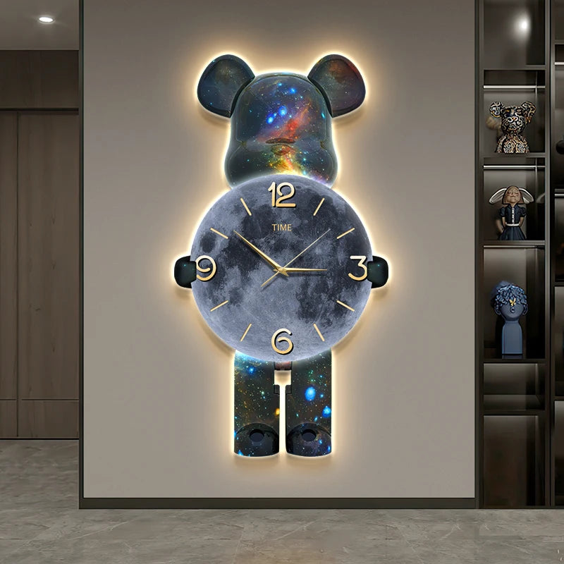 Light Luxury Crystal Porcelain Painting Led Home Decor Bedroom Canvas Support Base Still Life Art Modern Design