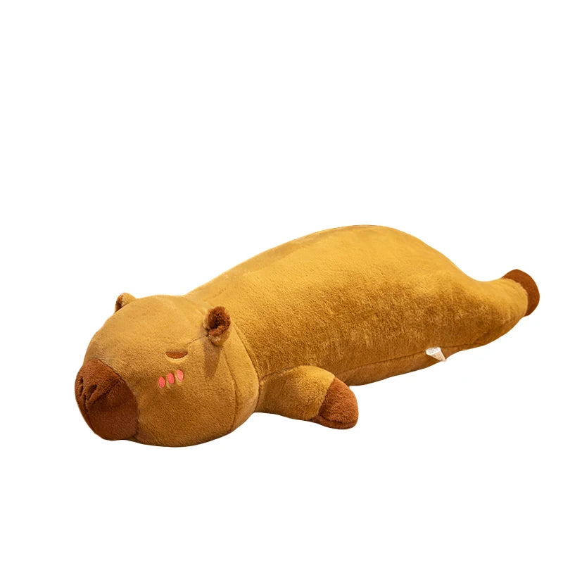 Wholesales Capybara Plush Stuffed Animal Toy Adorable Long Stuffed Animal Capybara Pillow Toy Cozy Capybara Long Pillow