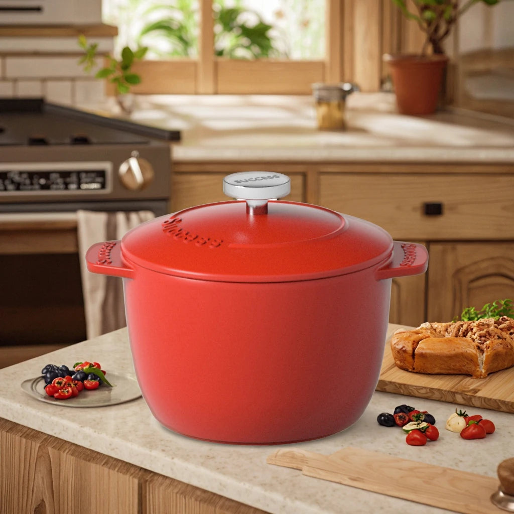 Cast Iron Enamel Dutch Oven Pot Rice Kettle Series