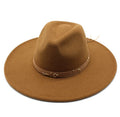 2026 Women Good Quality Cheap 9.5cm Wide Brim Fedora Hats Pure Wool Felt Supplier Men Winter Panama Fedora Hat With Ribbon