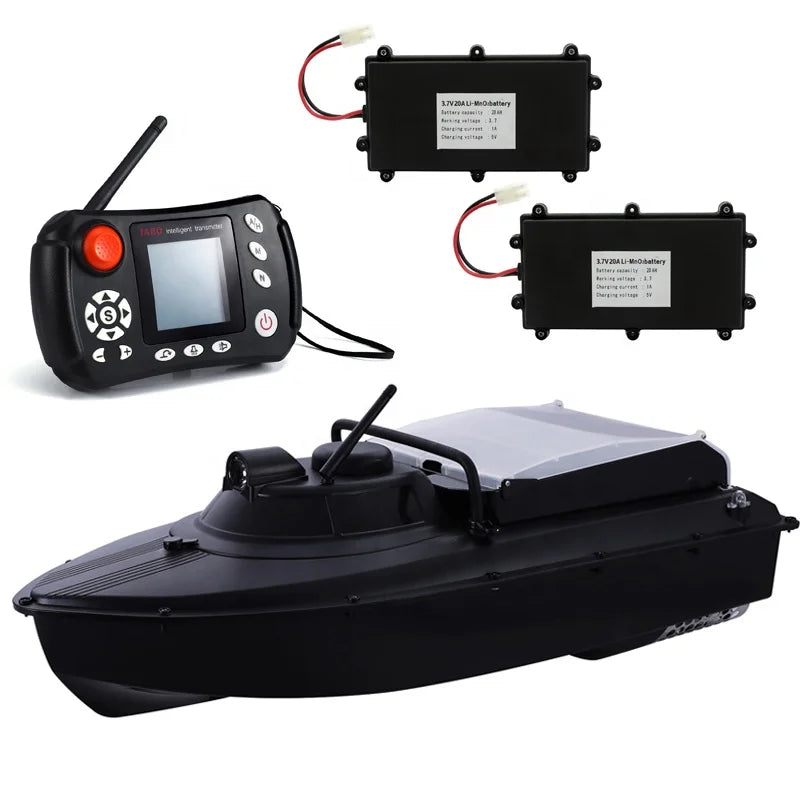 Germany JABO 2AG 20A+20A Dual Battery GPS Auto Navigation Fishing Bait Boat 2.4G GPS Playing Nest Boat(16 Target Point)