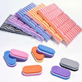 EYL Custom logo Professional Washable Double Side Orange Buffer 100/180 EVA Mini Cute Nail Sponge Block File