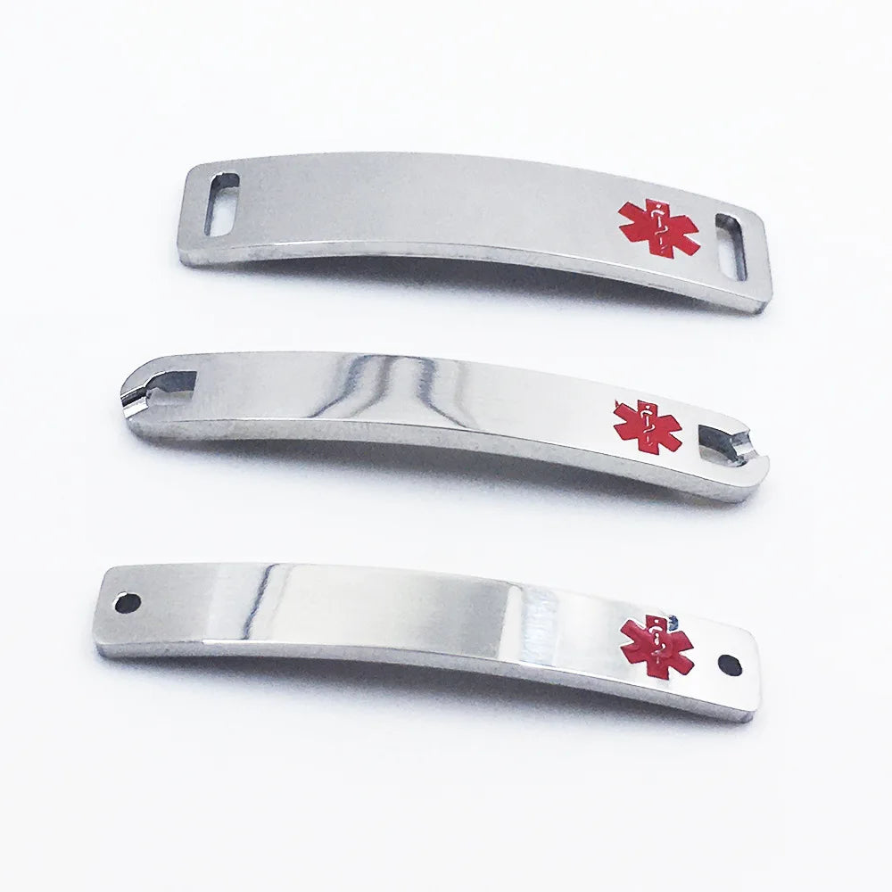 Stylish Hot Selling Titanium Chain White Angles Medical Symbol Bracelet Pendant for Accessories