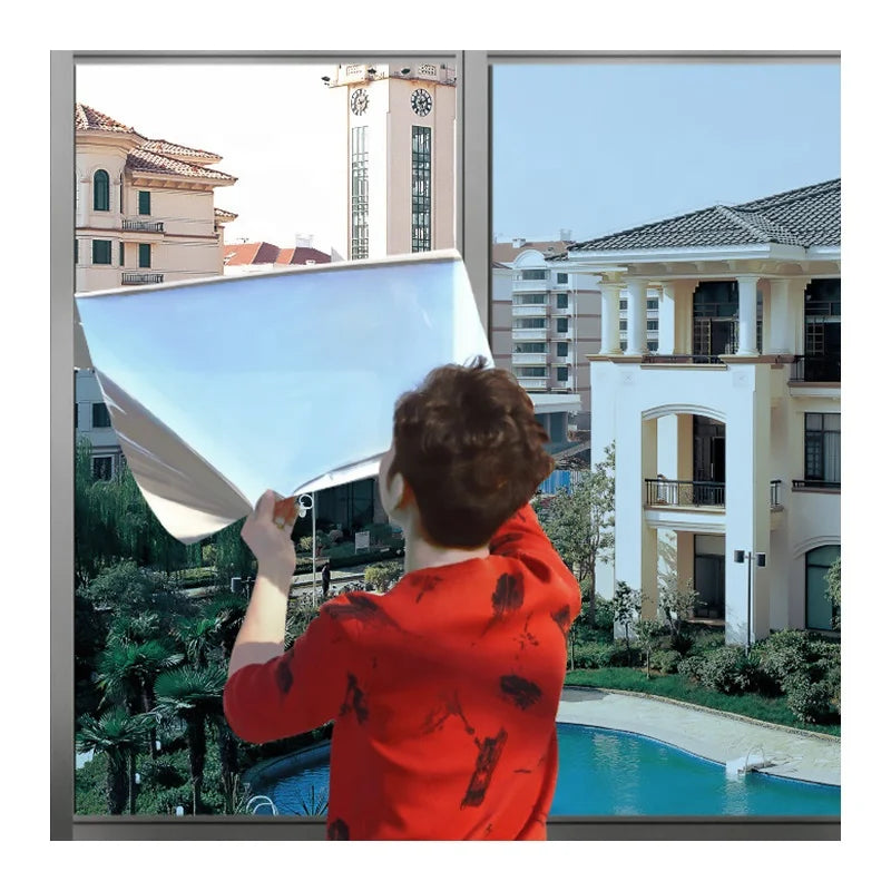 Europe Quality Building Window Film Anti-heat One Way Vision Mirror Reflective Privacy Protection Architecture Decorative Film