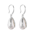 925 Sterling Silver Jewellery Shell Pearl Drop Earrings Women Fashion Jewelry