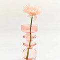 Custom Hand-blown Stained Glass Bud Vases Bubble Glass Vases for Tabletop Decoration for Family Wedding Parties