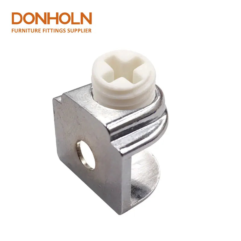 SS5685 Furniture Support Pegs Zinc Alloy Glass Clamp Shelf Supports