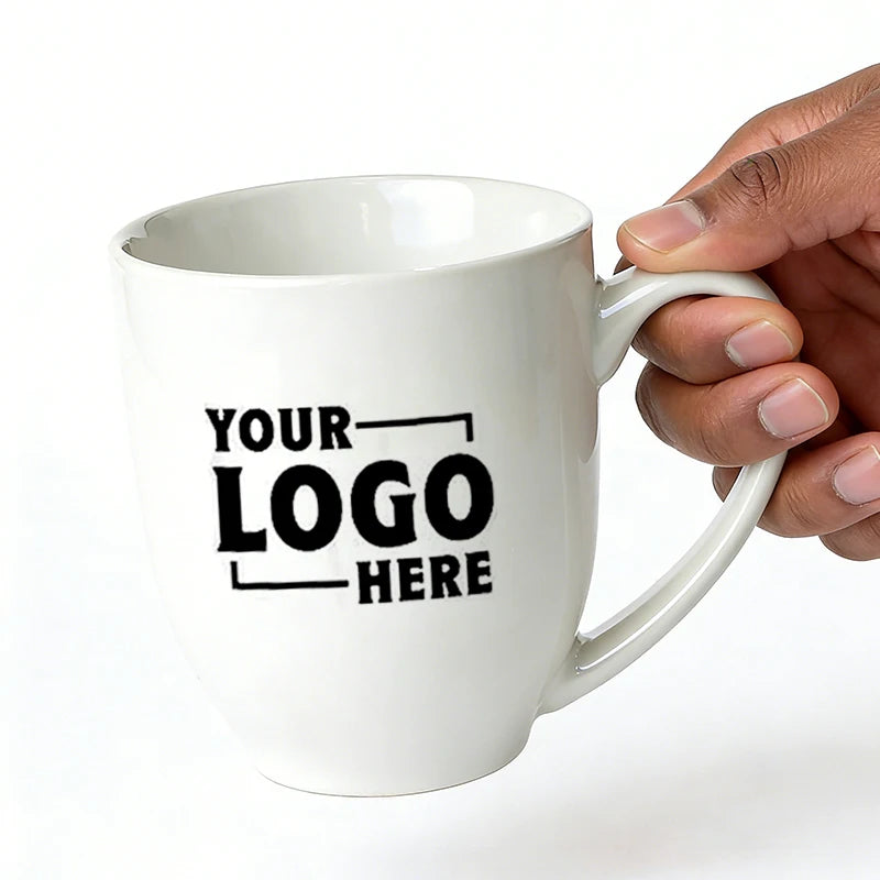 Custom Sublimation 11oz Plated Ceramic Sublimation Mug Gold Rim Handle Individual White Gift Boxes Included-Sublimation