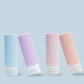90ml Portable Silicone Travel Bottle Set Leakproof Refillable Shampoo Lotion Toiletry Containers for Travel Accessories